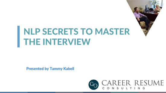 CRC NLP Secrets to Master the Interview Livestream 3-4-22