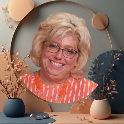 Tammy Headshot blue background