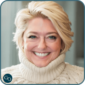 Tammy headshot Winter 2024 with frame