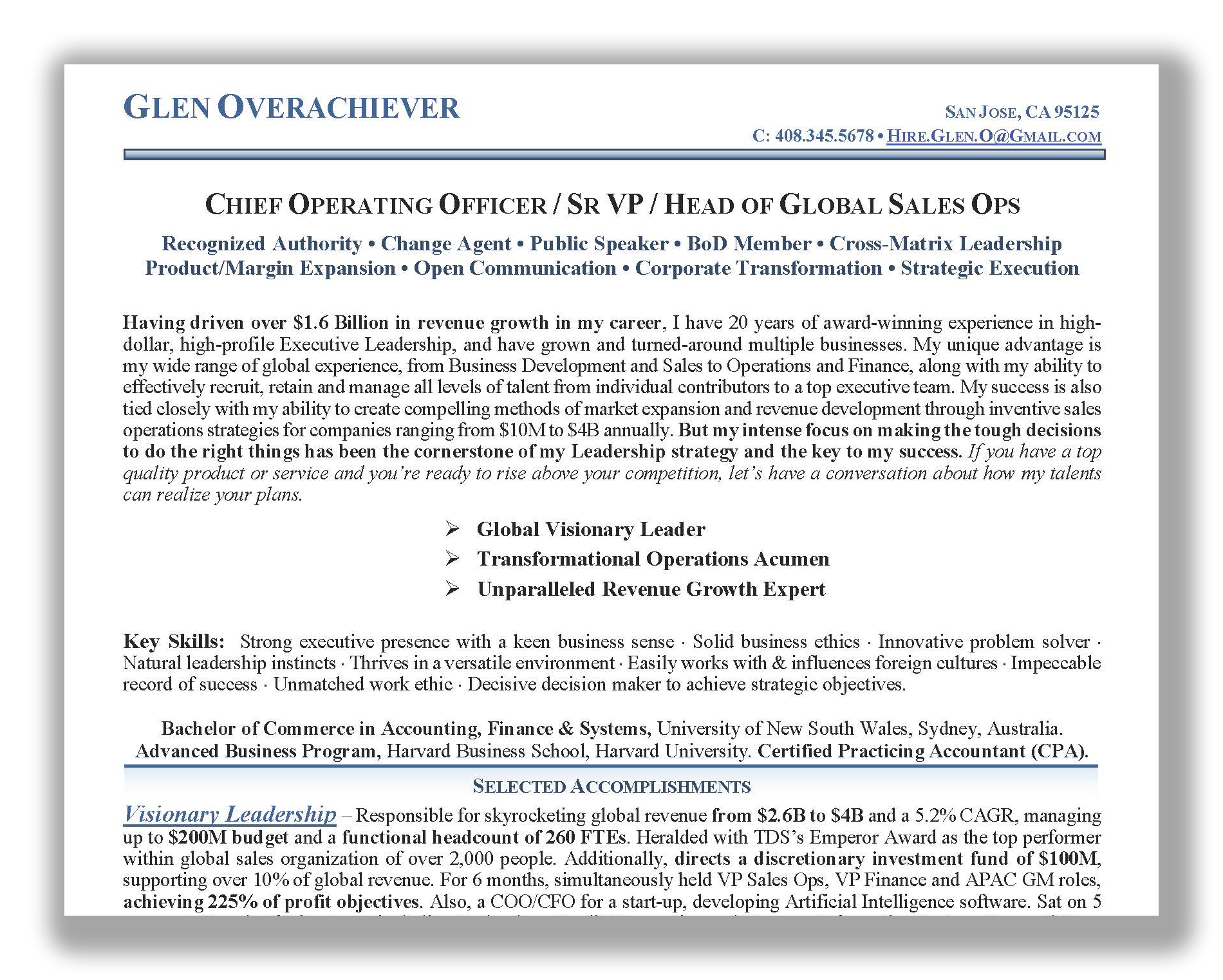 resume tips from an expert a copy of a resume